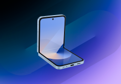 Смартфон Samsung Galaxy Z Flip6 12/256Gb (Голубой)