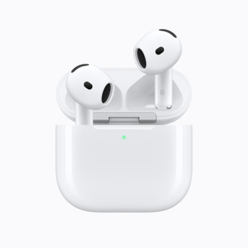 Наушники Apple AirPods 5 на белом фоне