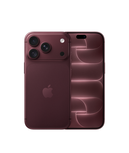 Apple iPhone 18 Pro Бургунди (Burgundy) — вид спереди и сзади