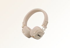 Беспроводные наушники Marshall Major V (Кремовые)