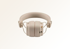 Беспроводные наушники Marshall Major V (Кремовые)